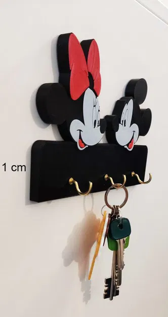 Móc khóa hình chuột Mickey nhiều màu - Image 3