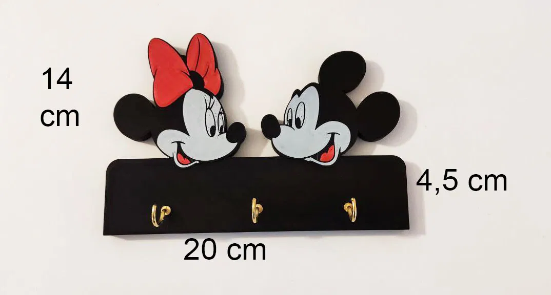 Móc khóa hình chuột Mickey nhiều màu - Image 4