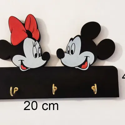 Móc khóa hình chuột Mickey nhiều màu