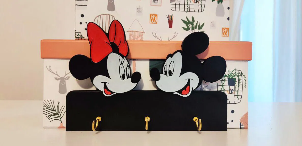 Móc khóa hình chuột Mickey nhiều màu - Image 5