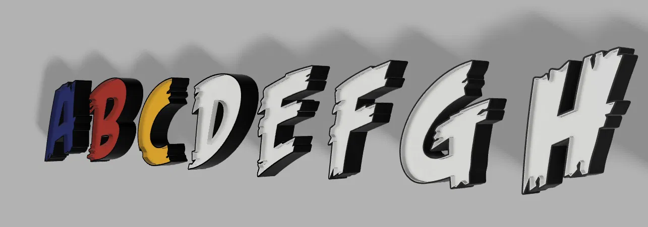 Bảng Chữ Cái Thiết Kế Angry Birds - Image 1