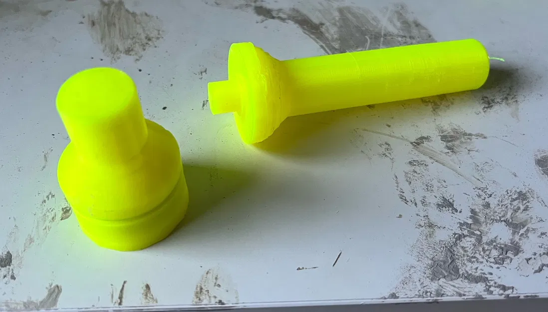 Chân đế xoay cắt gốm sứ dài - Image 1