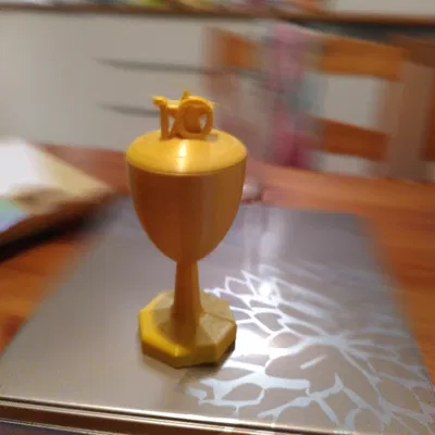 Mẫu Cúp In 3D Dễ Dàng