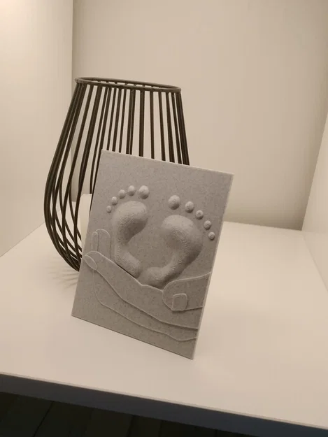 Quà tặng thôi nôi - Bàn chân bé - Image 2