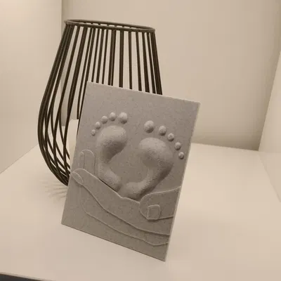 Quà tặng thôi nôi - Bàn chân bé