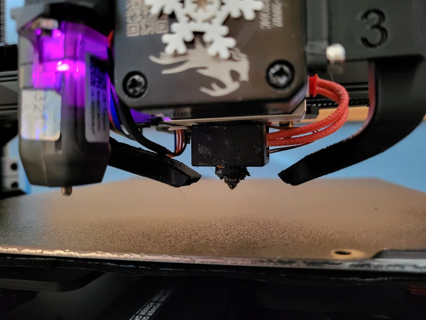 Ống dẫn gió quạt tản nhiệt Ender 3 S1 - Cho quạt 5015 - Nhìn rõ lớp đầu tiên - Image 2