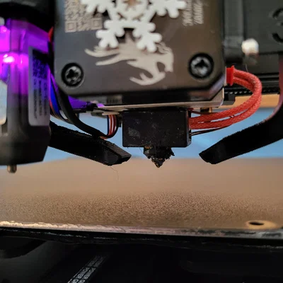 Ống dẫn gió quạt tản nhiệt Ender 3 S1 - Cho quạt 5015 - Nhìn rõ lớp đầu tiên