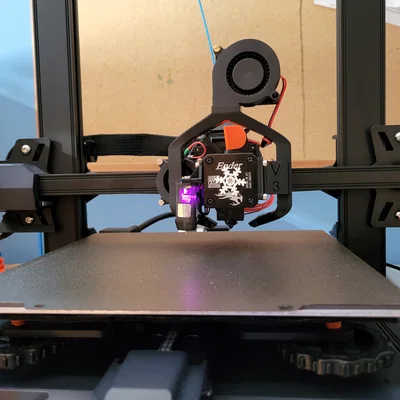 Ống dẫn gió quạt tản nhiệt Ender 3 S1 - Cho quạt 5015 - Nhìn rõ lớp đầu tiên