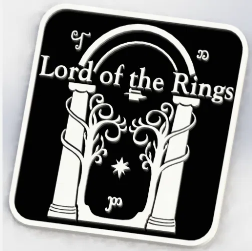 Chúa Tể Của Những Chiếc Nhẫn — Đế Lót Ly Cổng Moria - Image 1