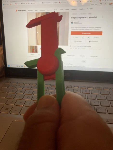 Thước Kẹp Fidget 0~2" đường kính ngoài và trong - Image 2