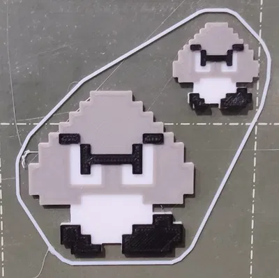 Mô hình Goomba Sprite 3D