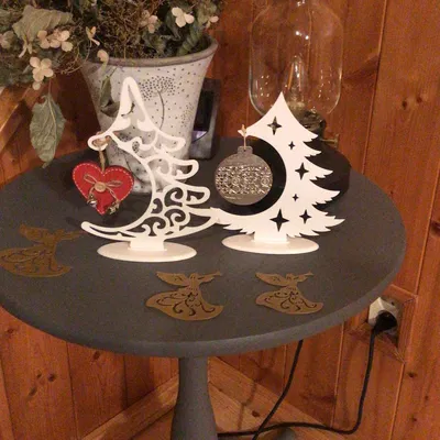 Cây thông Noel trang trí kèm đế Phiên bản 04 (có móc treo bóng Giáng sinh)