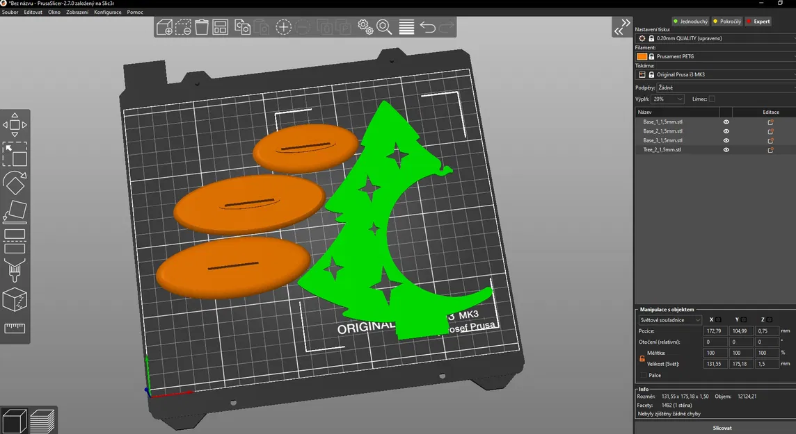 Cây thông Noel có đế Trang trí Phiên bản 02 (có móc treo bóng Giáng sinh) - Image 1
