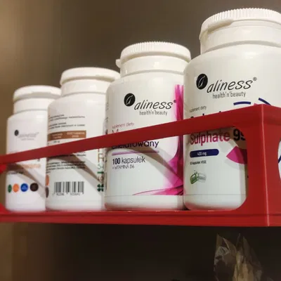 Kệ đựng thực phẩm chức năng có nam châm gắn tủ lạnh