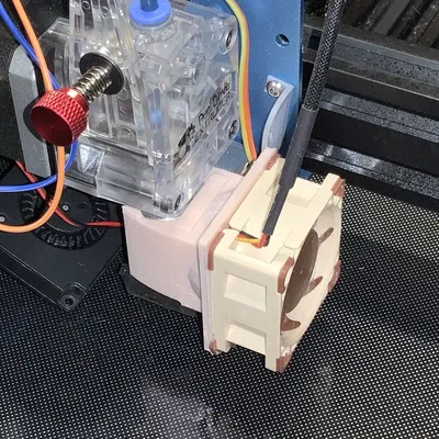 Ngàm quạt 40x0 cho E3DV6, tâm (thiết kế lại)