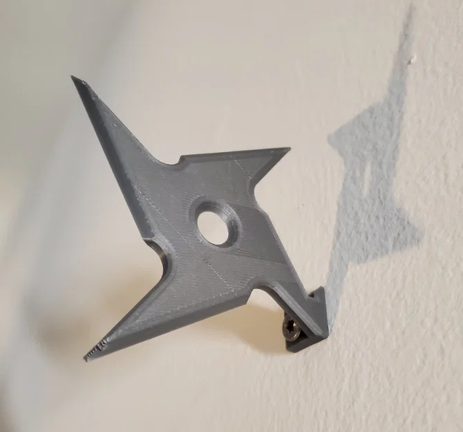 Móc Treo Ninja Star Shuriken, Giá Treo Tường - Image 1
