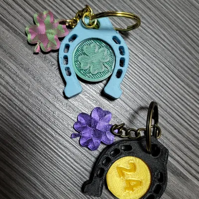 Móc May Mắn Shamrock / Bùa May Mắn Shamrock