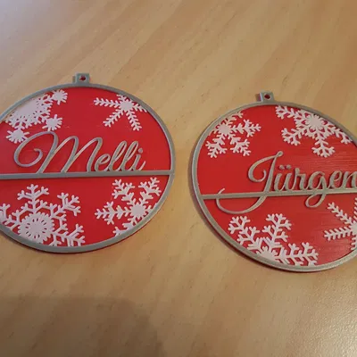 Móc Trang Trí Giáng Sinh Tên Theo Yêu Cầu