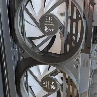 Ống Dẫn Quạt PC Offset 140mm Đôi Cho Vỏ Aerocool Dryft