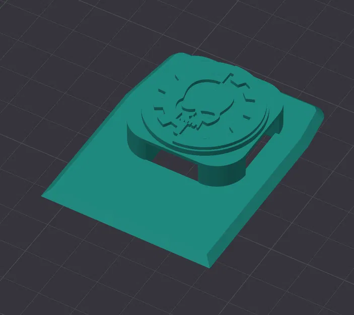 Nắp Trang Trí Đầu Đùn Neptune 3 Pro Theo Phong Cách Adeptus Mechanicus Cho Quạt 5015 - Image 1