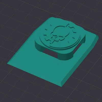 Nắp Trang Trí Đầu Đùn Neptune 3 Pro Theo Phong Cách Adeptus Mechanicus Cho Quạt 5015