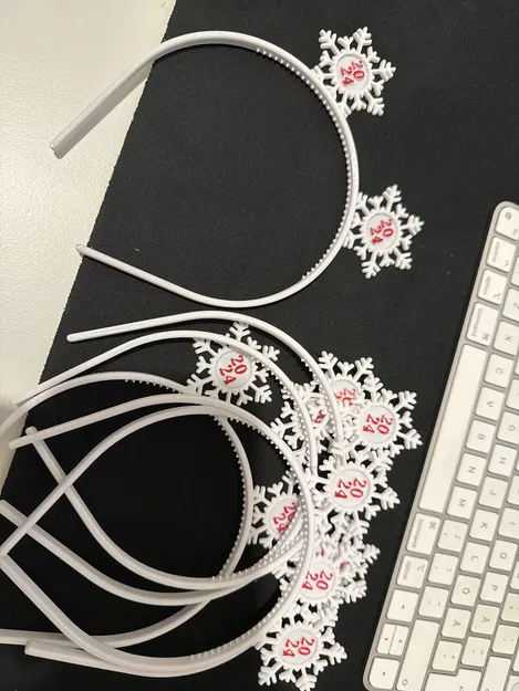 Vòng Cổ Tuyết 2024 - Mẫu In 3D Độc Đáo - Image 1