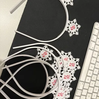 Vòng Cổ Tuyết 2024 - Mẫu In 3D Độc Đáo