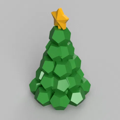 Cây Thông Noel Hình Dodecahedron (D12) - Image 1