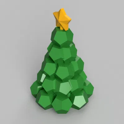 Cây Thông Noel Hình Dodecahedron (D12)