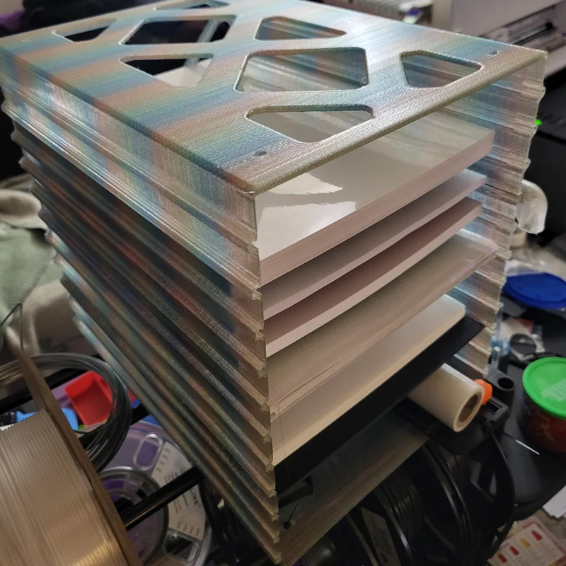 SheetShelf: Kệ Mô-đun Sắp Xếp Giấy, Giấy Cạc, Lamination Khổ Letter, 12in