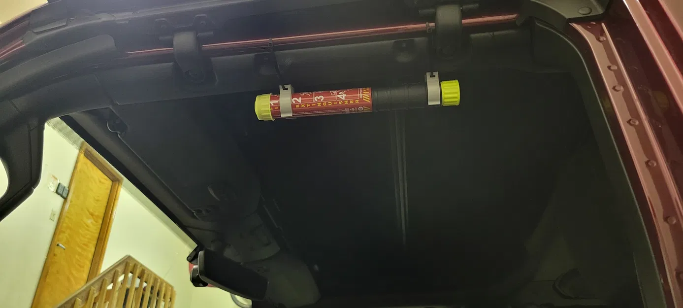 Pát gắn bình chữa cháy Element E50 cho Jeep JL đời 2019+ (ghế và trần/thanh cuộn) - Image 3