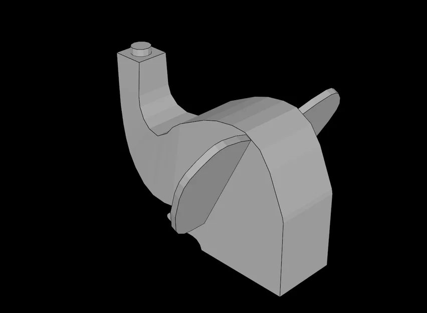 Đầu Voi Tương Thích Lego (6245.dat) - Image 1