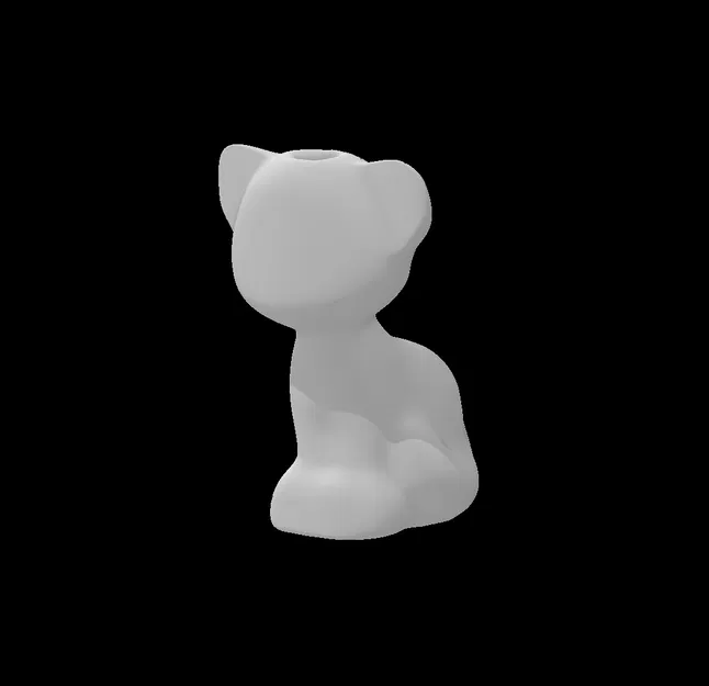 Mèo Tương Thích Lego (11602.dat) - Tương Thích Friends / Elves - Ngồi - Image 1