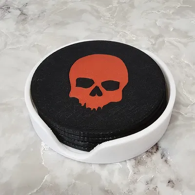 Bộ để ly hình đầu lâu