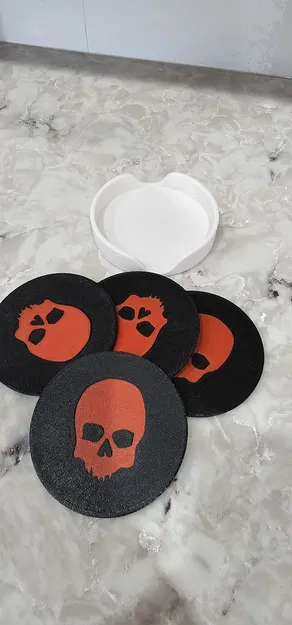 Bộ để ly hình đầu lâu - Image 3