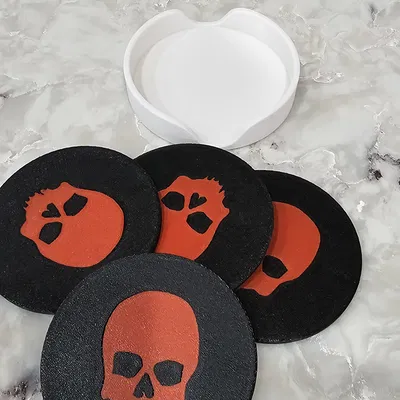 Bộ để ly hình đầu lâu