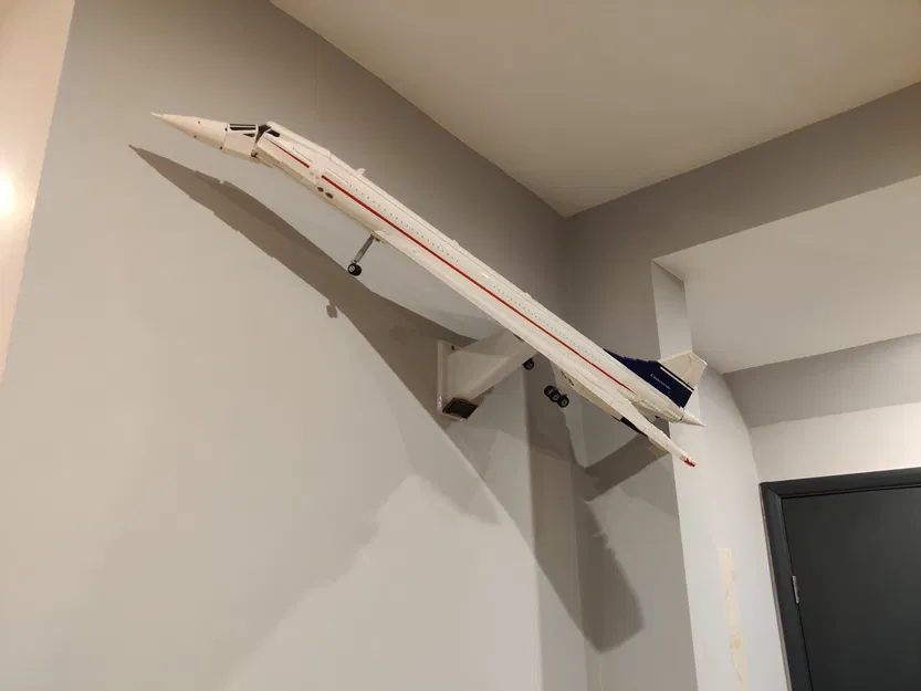 Giá Treo Tường Cho Mô Hình Lego Concorde - Image 1