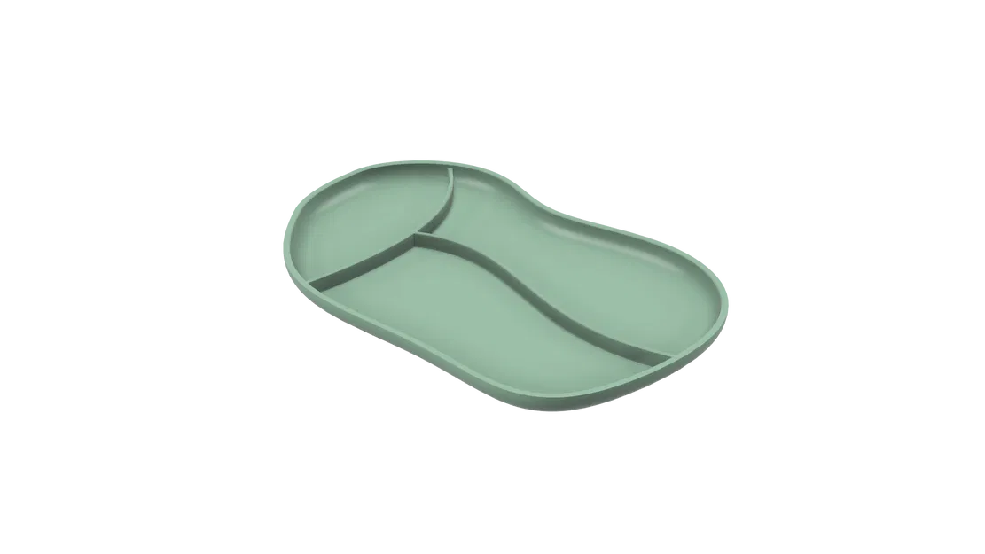 Khay Bàn Cong Có Vách Ngăn - Image 2