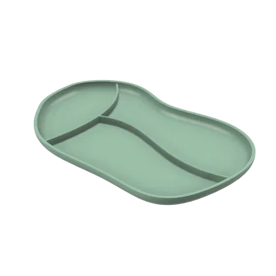 Khay Bàn Cong Có Vách Ngăn