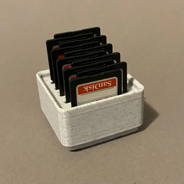 Kệ đựng thẻ nhớ SD theo chuẩn Gridfinity - Image 1