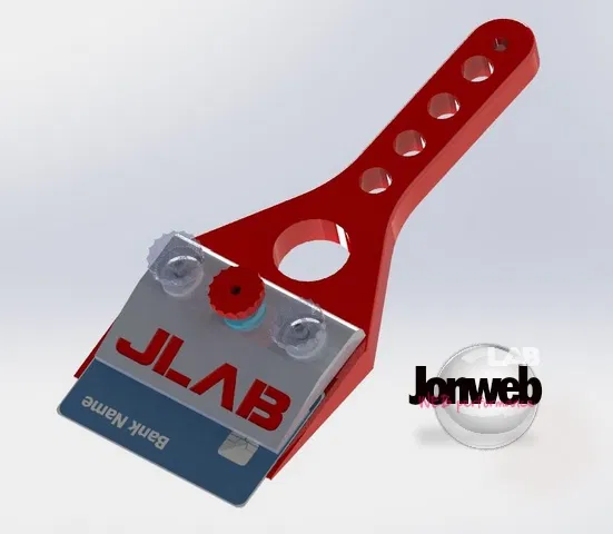 Dao cạo cho khay máy in 3D bằng lưỡi thẻ tín dụng :) - Image 1