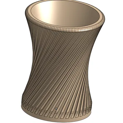 Bánh Răng Xoắn - Lọ Hoa/Ống Cắm Bút