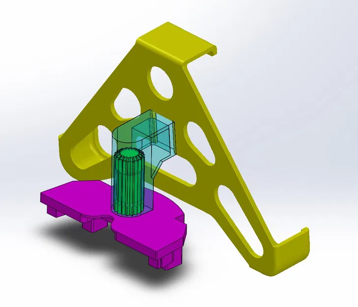 Giá đỡ Pad FLSUN V400 gắn trên thanh profile khung máy - Image 1