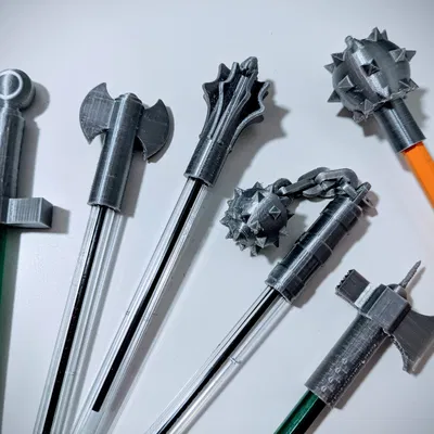 Nắp Bút Bi Kiểu Vũ Khí Trung Cổ