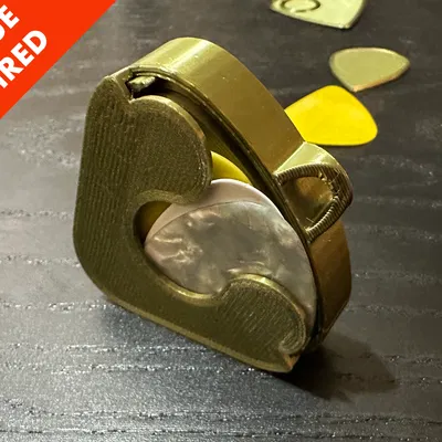 Kẹp Giữ Pick Đàn Guitar Có Lò Xo