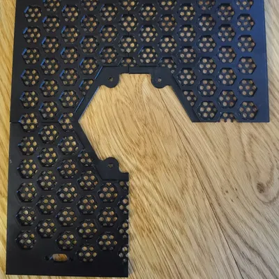 Tấm ốp lưng Voron V0.2 có lưới che, in được trên Voron 0