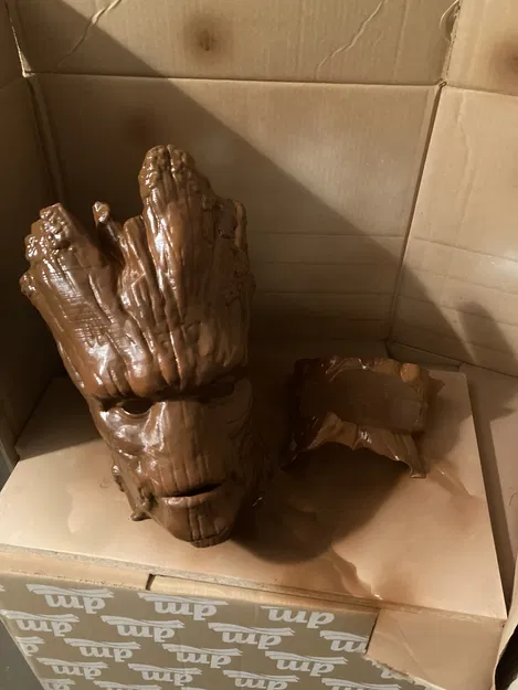 Mặt nạ Groot cắt cho Prusa Mini - Image 4