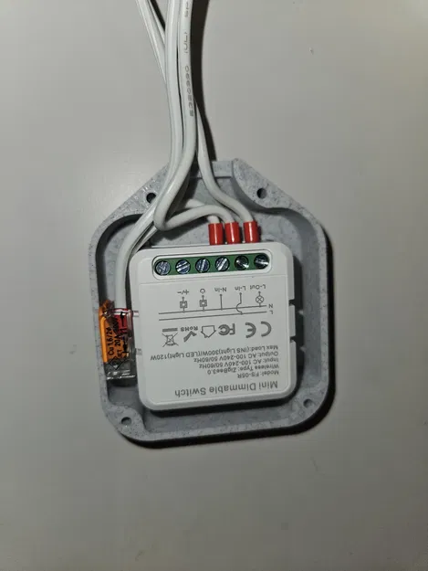 Vỏ Hộp Dimmer/Công Tắc Thông Minh Tuya Kiểu Inline - Image 3