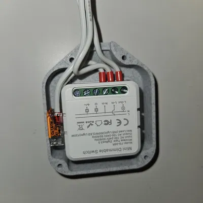 Vỏ Hộp Dimmer/Công Tắc Thông Minh Tuya Kiểu Inline