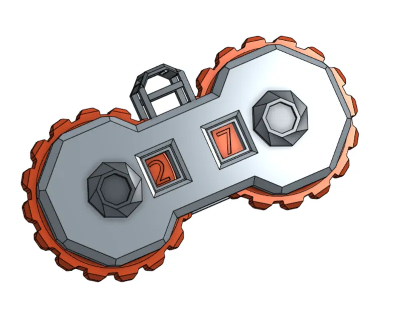 Đồng Hồ Bấm Giờ Thủ Công 2 Chữ Số In 3D Hoàn Chỉnh - Image 1